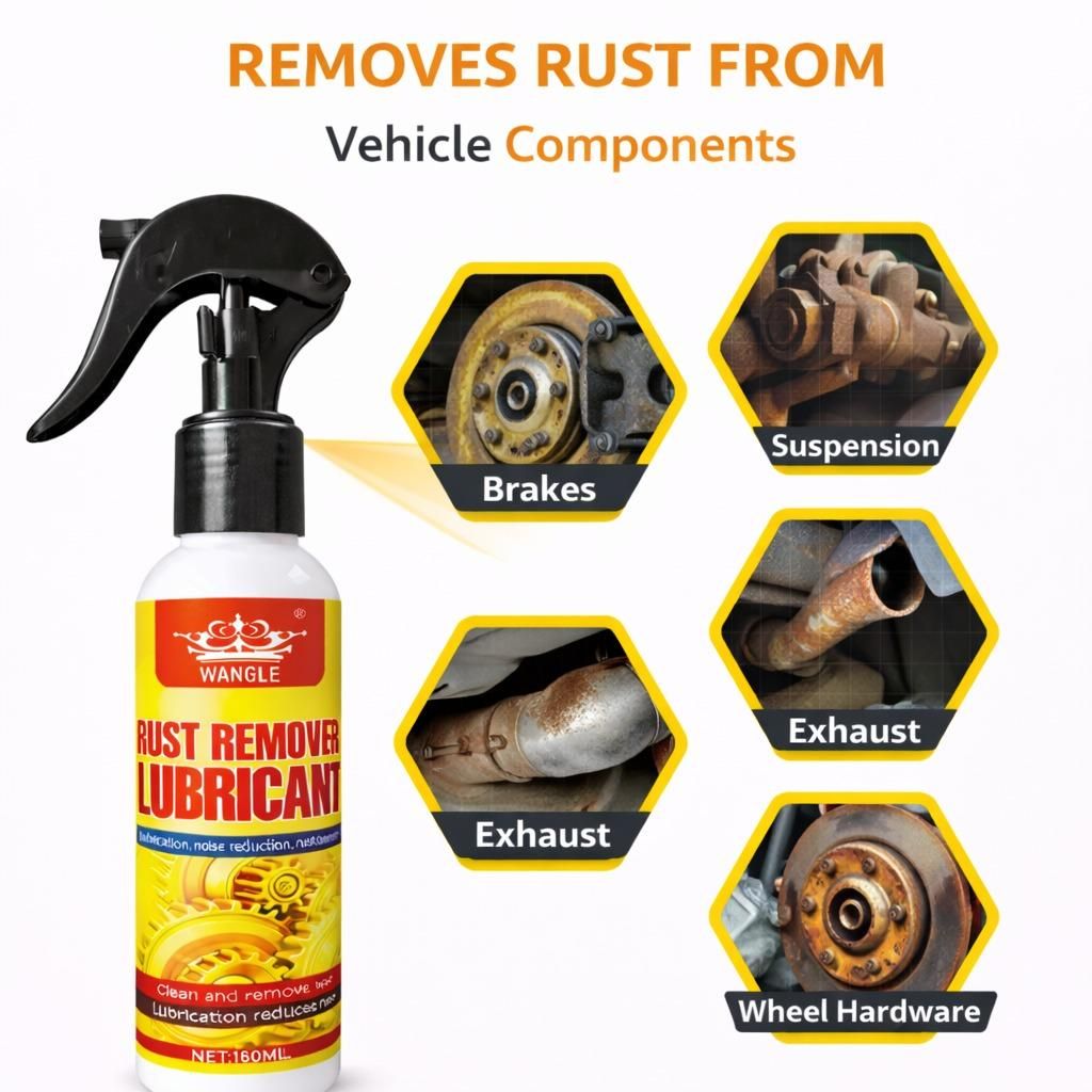 Rust Remover Lubricant 180 ml (Pack of 1)